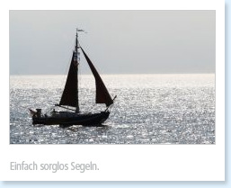 Einfach sorglos Segeln. Segel-Yacht