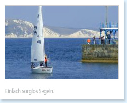 Einfach sorglos Segeln. Segel-Yacht
